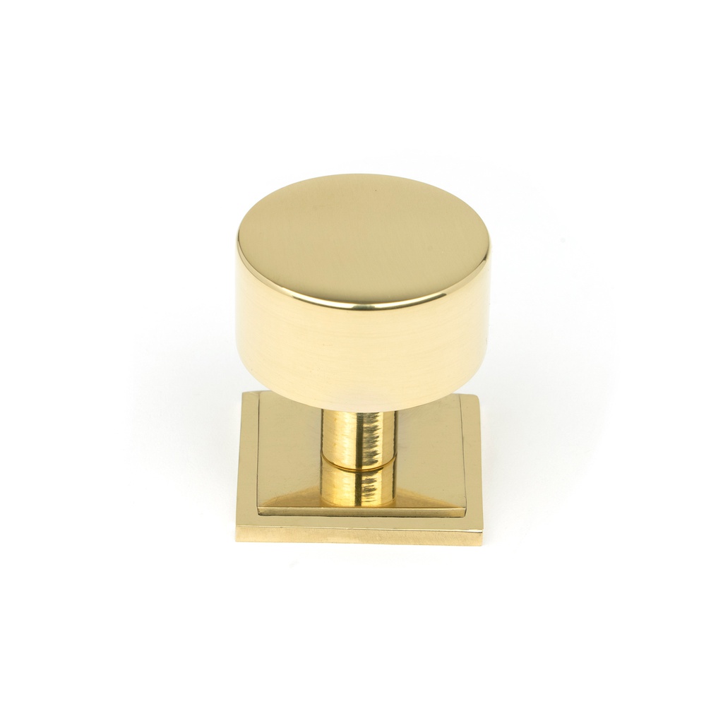 Polished Brass Kelso Cabinet Knob - 32mm (Square) - 50297