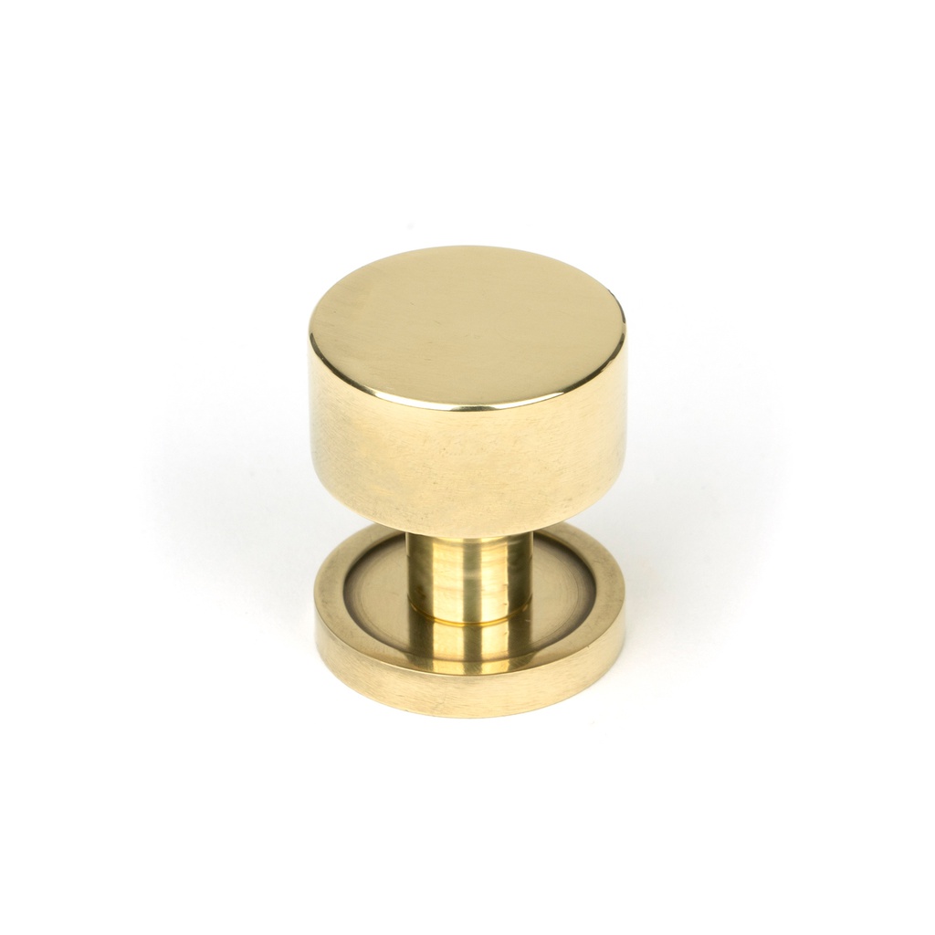 Aged Brass Kelso Cabinet Knob - 25mm (Plain) - 50304