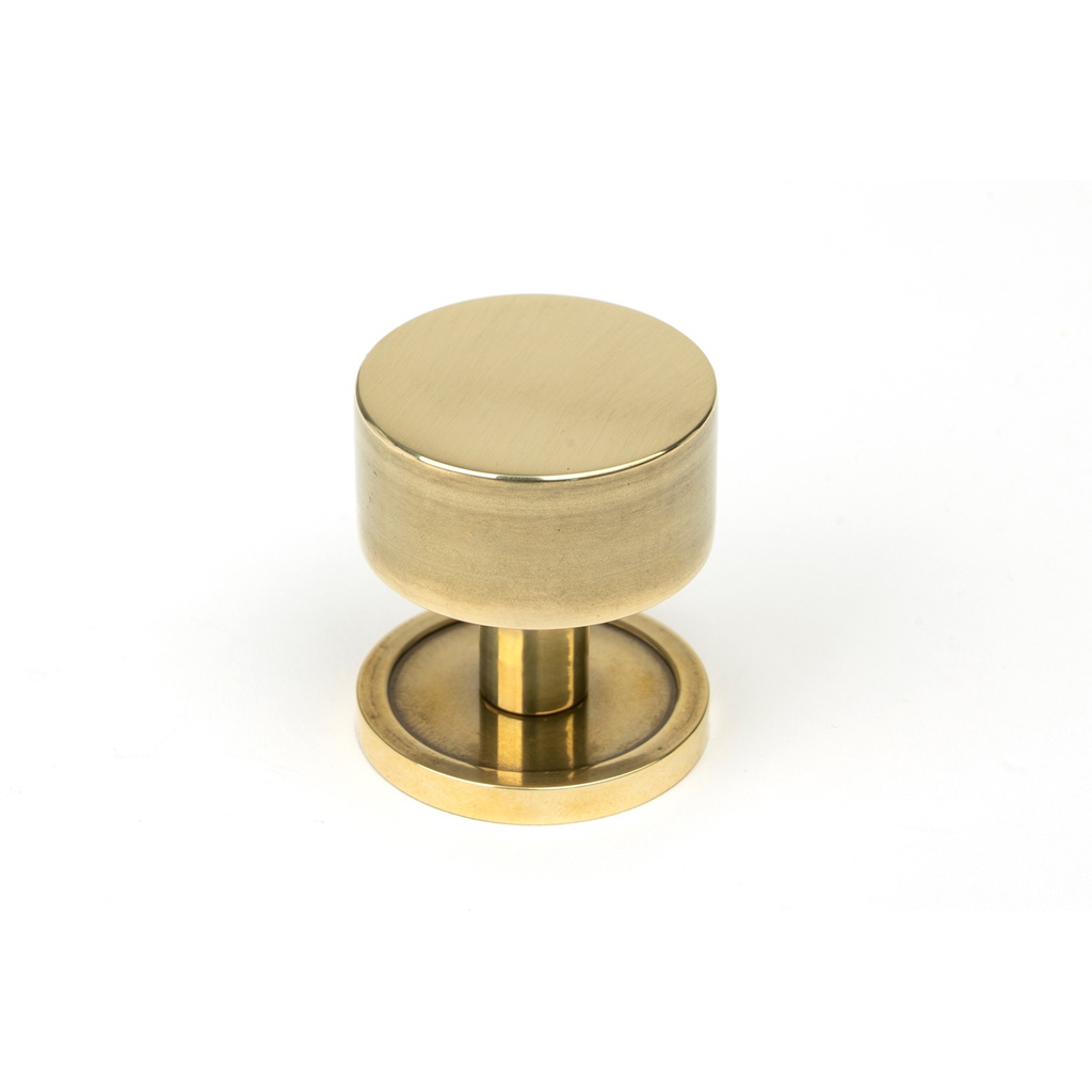Aged Brass Kelso Cabinet Knob - 32mm (Plain) - 50307