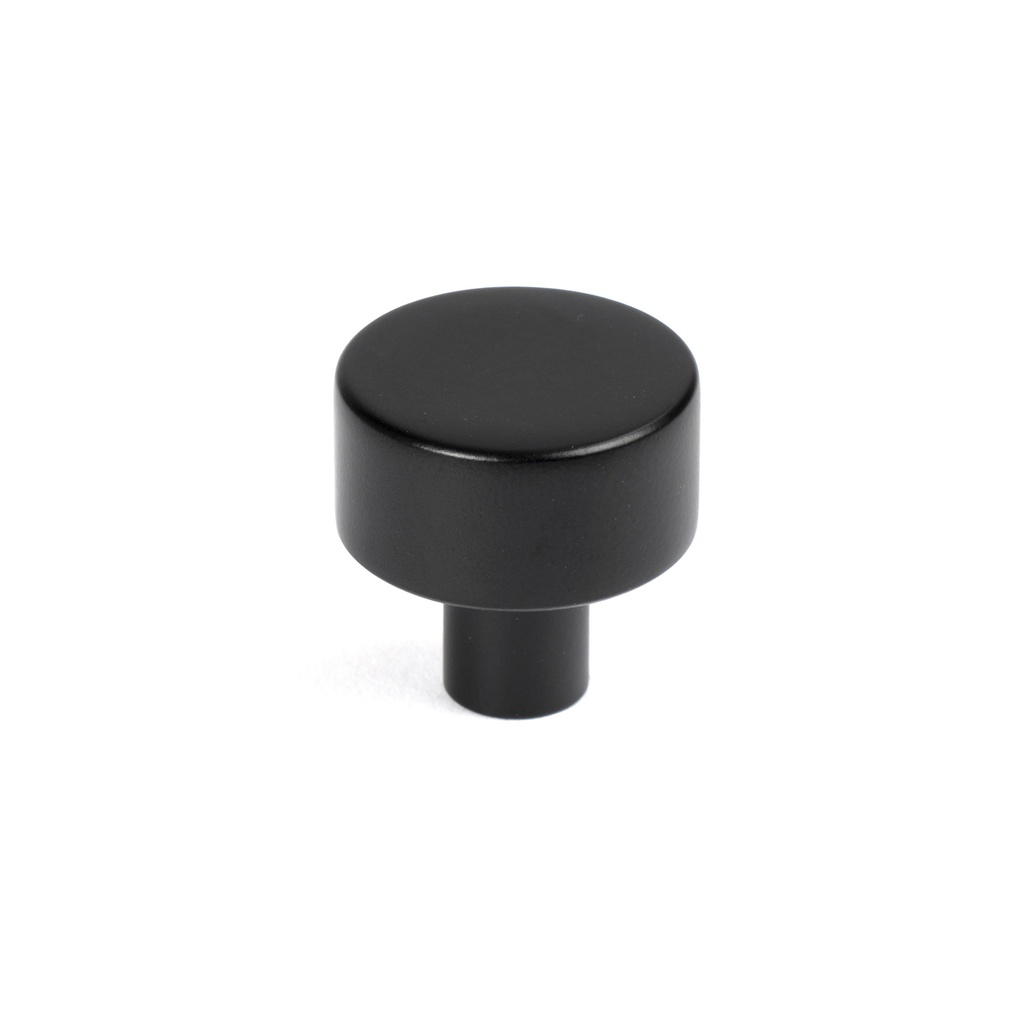 Matt Black Kelso Cabinet Knob - 25mm (No rose) - 50338