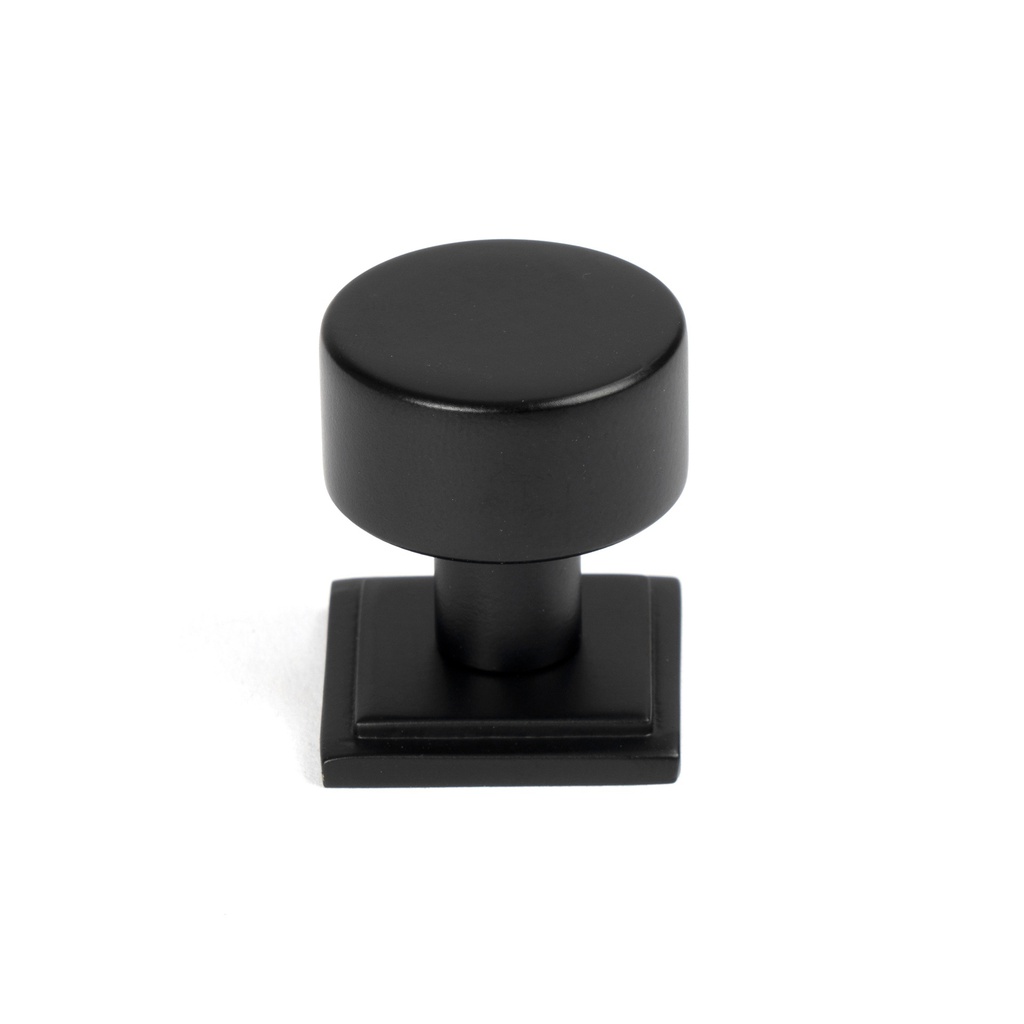 Matt Black Kelso Cabinet Knob - 25mm (Square) - 50339