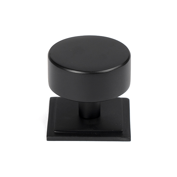 Matt Black Kelso Cabinet Knob - 38mm (Square) - 50345