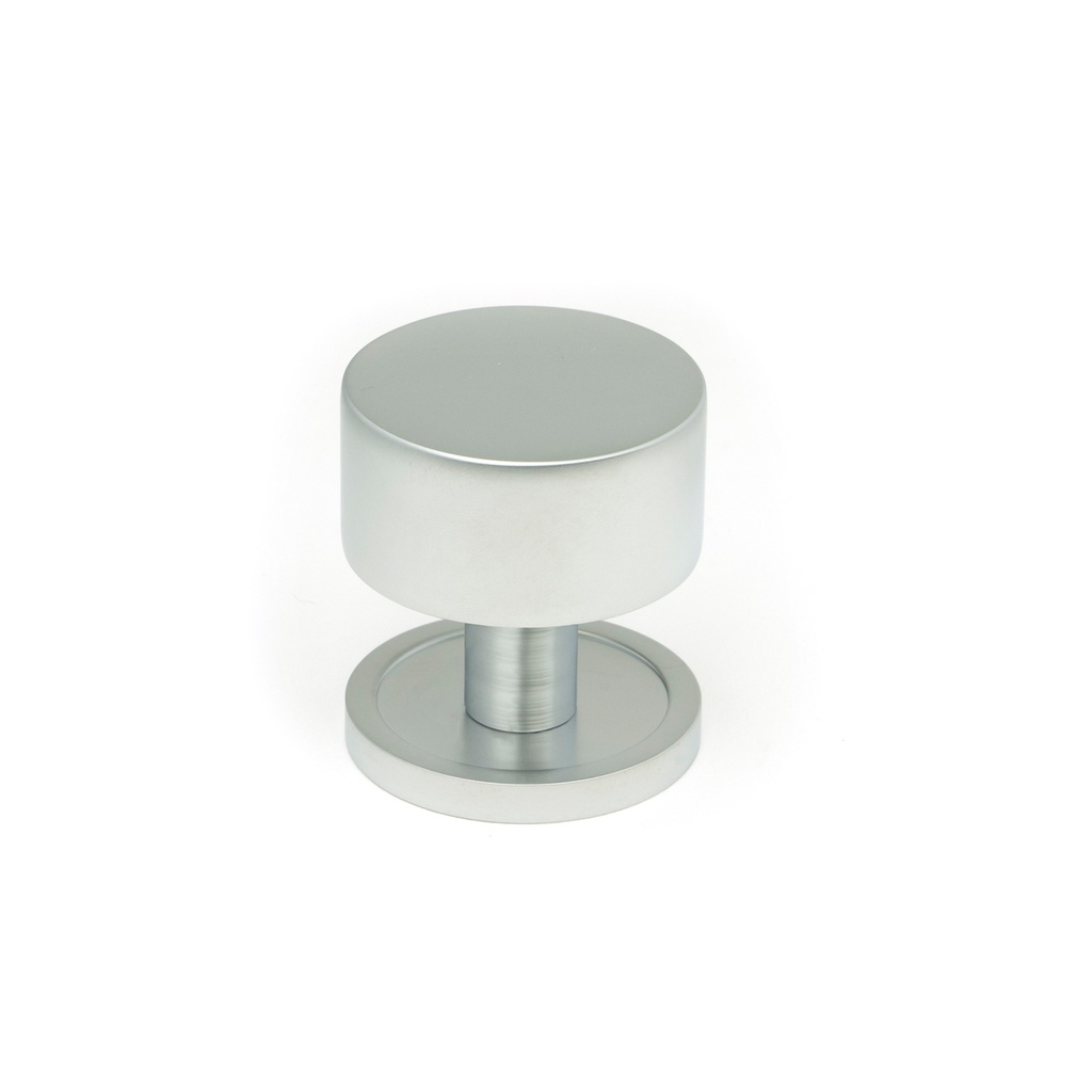 Satin Chrome Kelso Cabinet Knob - 32mm (Plain) - 50352