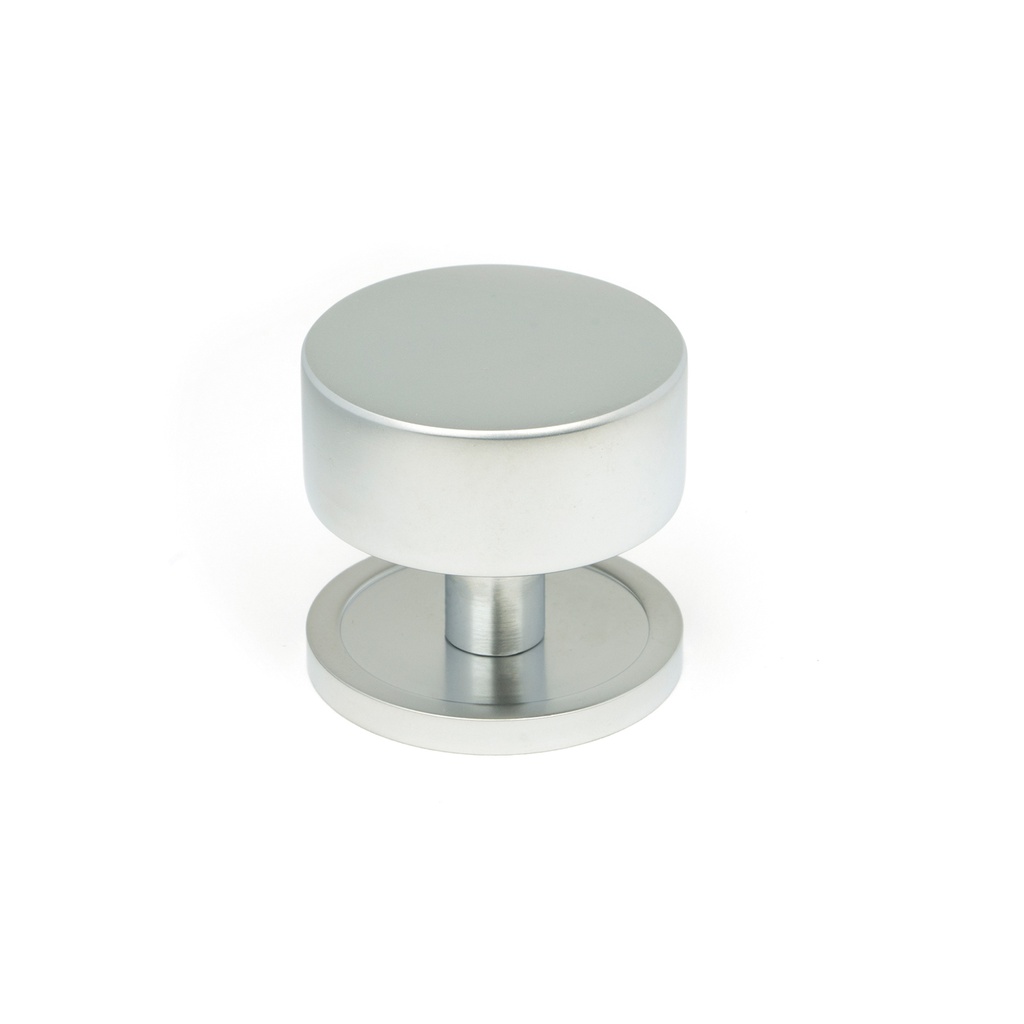 Satin Chrome Kelso Cabinet Knob - 38mm (Plain) - 50355