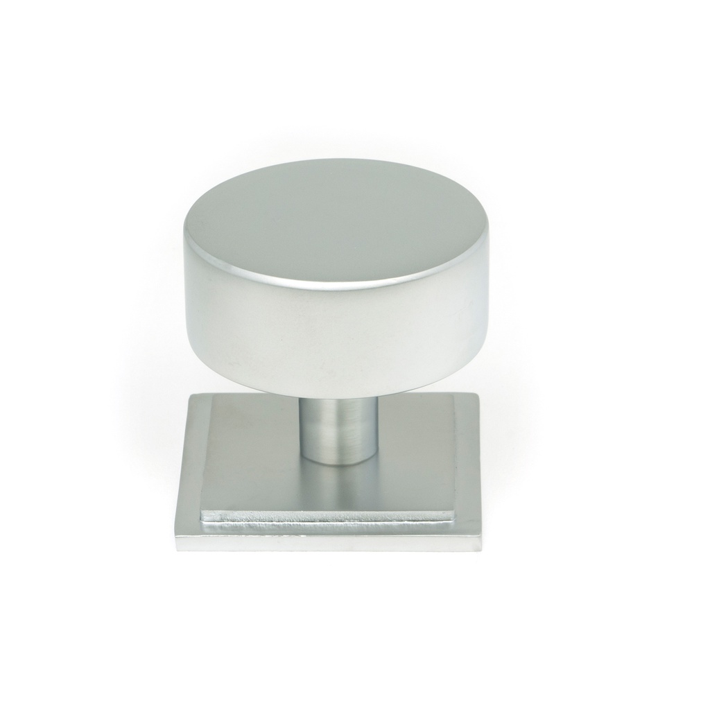 Satin Chrome Kelso Cabinet Knob - 38mm (Square) - 50357