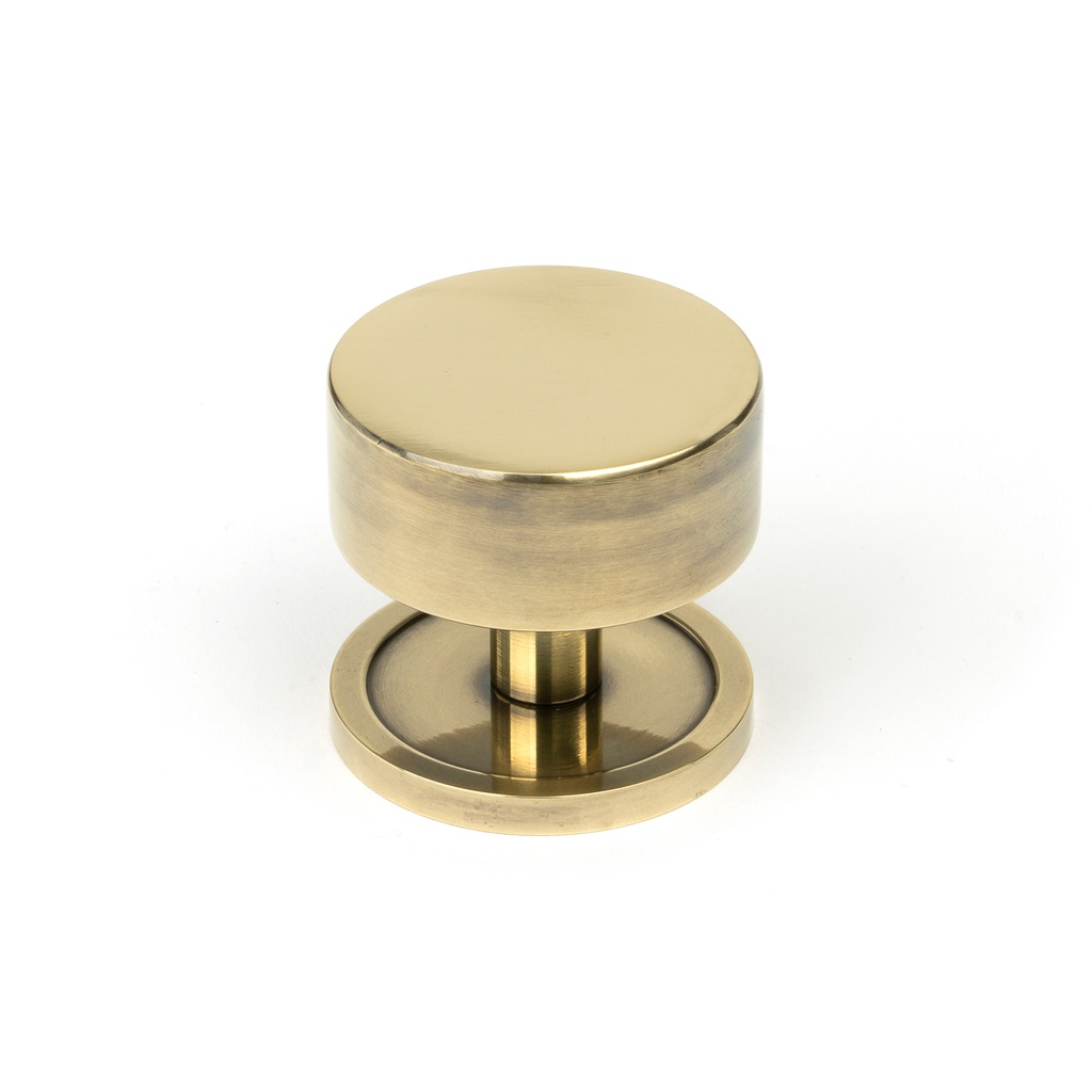 Aged Brass Kelso Cabinet Knob - 38mm (Plain) - 50373