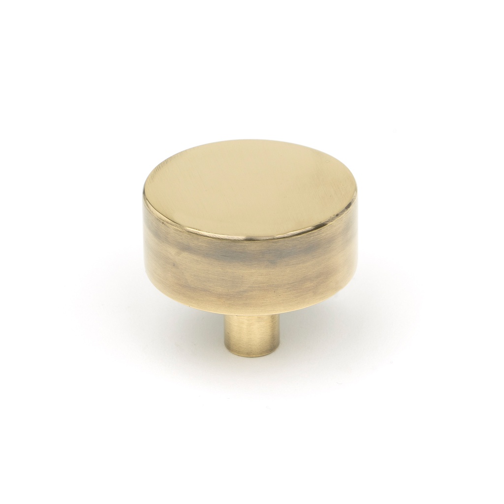 Aged Brass Kelso Cabinet Knob - 38mm (No rose) - 50374