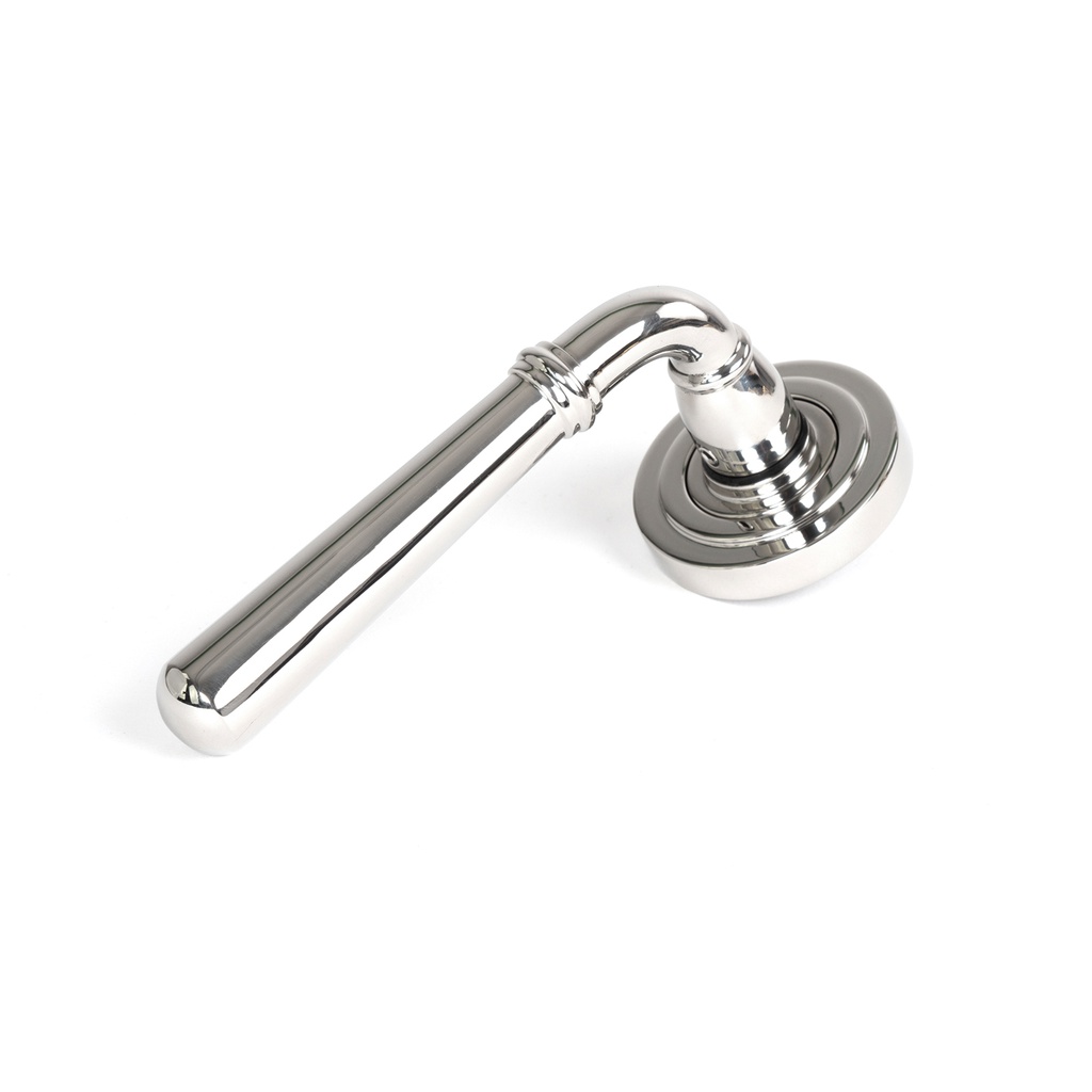 Polished Marine SS (316) Newbury Lever on Rose Set (Art Deco) - 46515