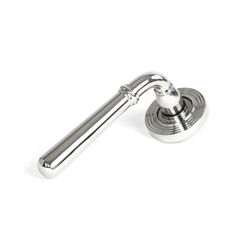Polished Marine SS (316) Newbury Lever on Rose Set (Beehive) - Unsprung - 46542