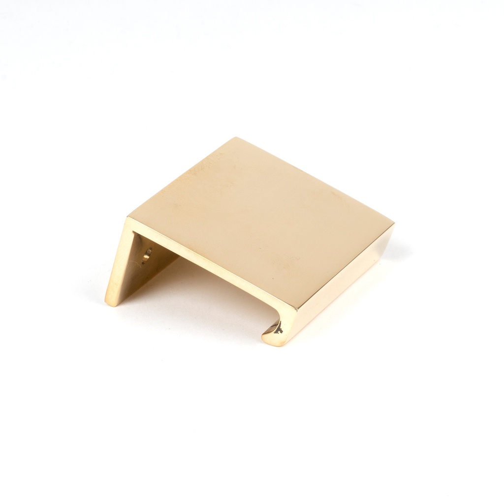 Polished Brass 50mm Plain Edge Pull - 50674