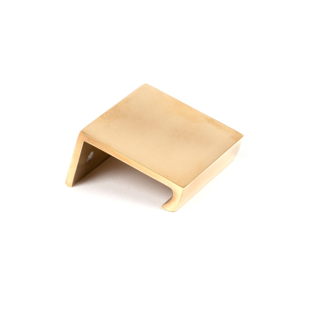 Aged Brass 50mm Plain Edge Pull - 50687