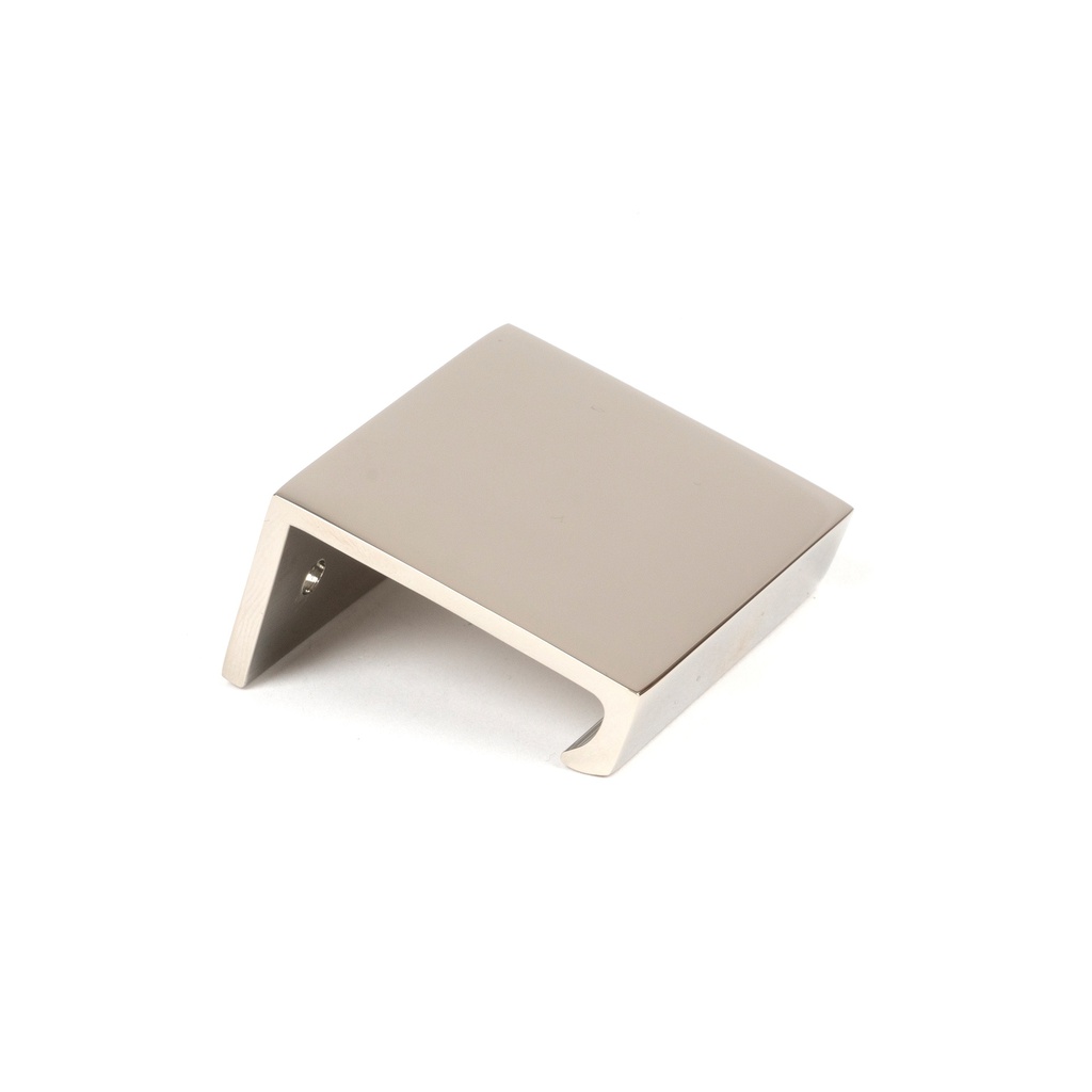 Polished Nickel 50mm Plain Edge Pull - 50700