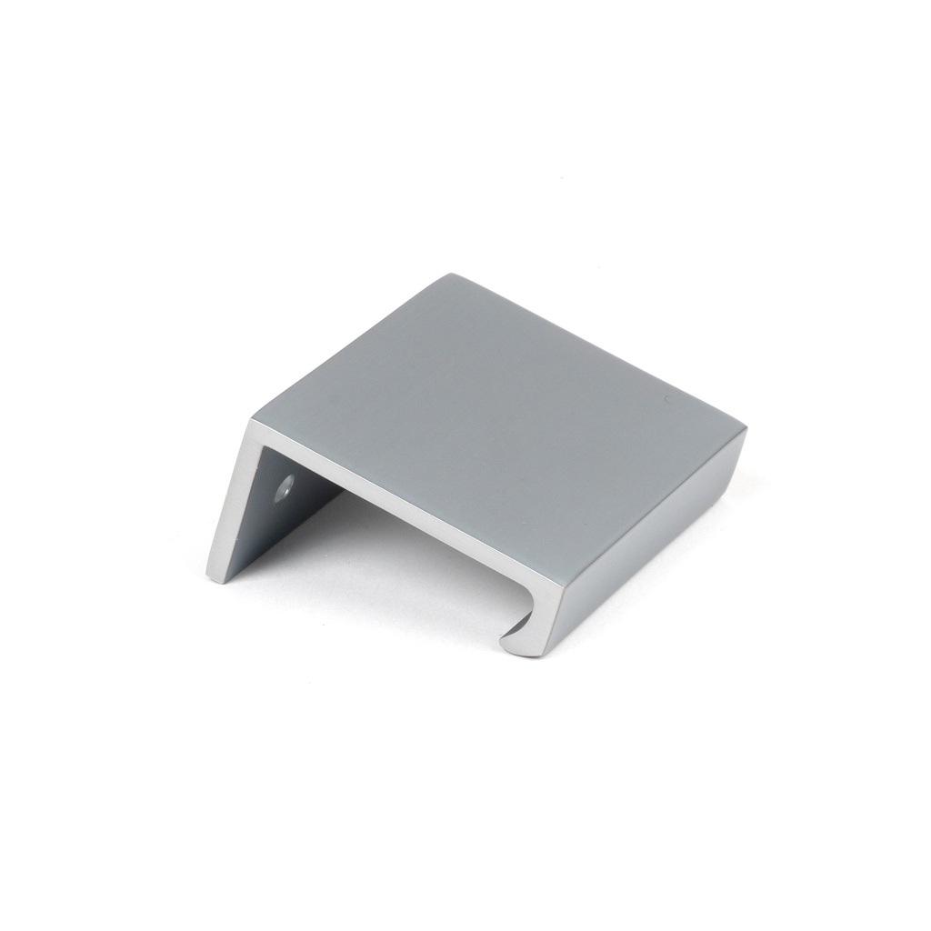 Satin Chrome 50mm Plain Edge Pull - 50726