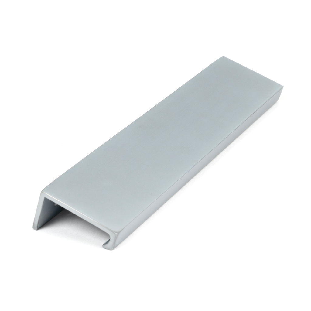 Satin Chrome 200mm Plain Edge Pull - 50728