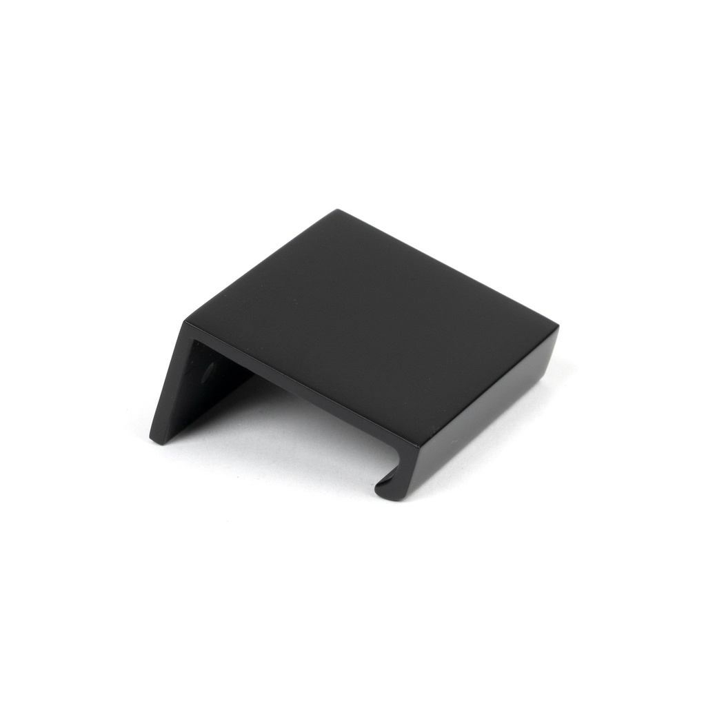 Matt Black 50mm Plain Edge Pull - 50739