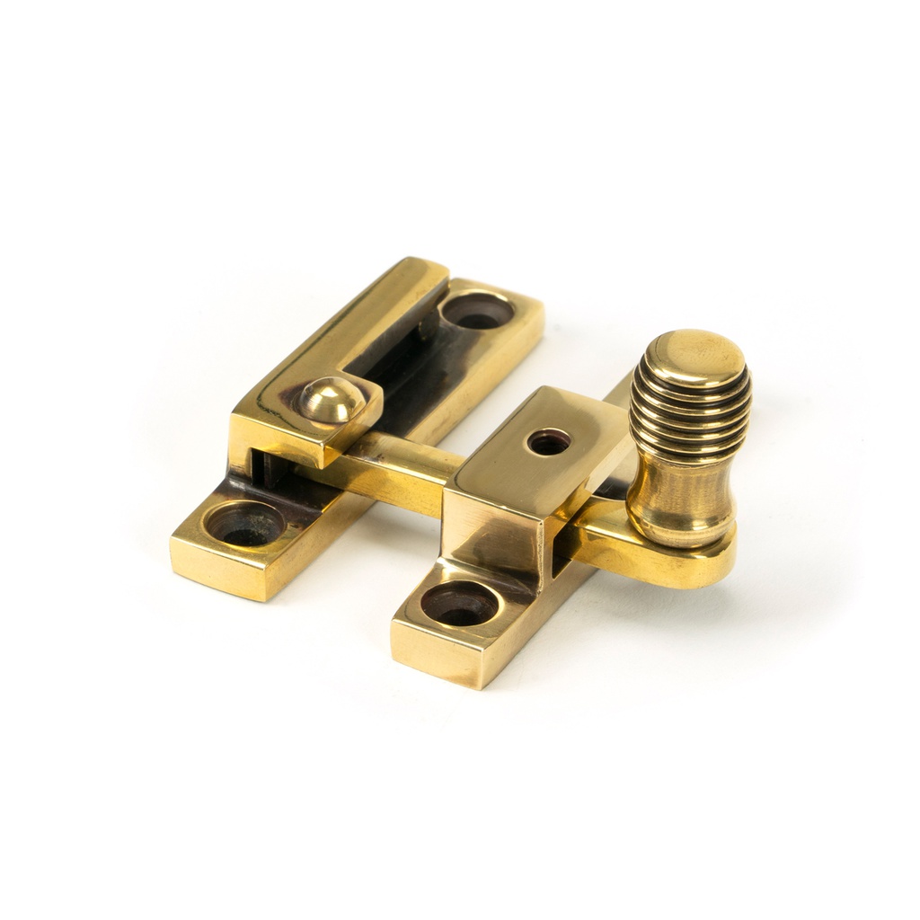 Aged Brass Beehive Quadrant Fastener - Narrow - 45480