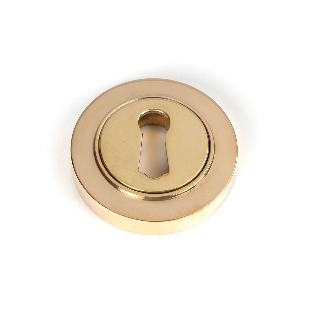 Polished Brass Round Escutcheon (Plain) - 50746