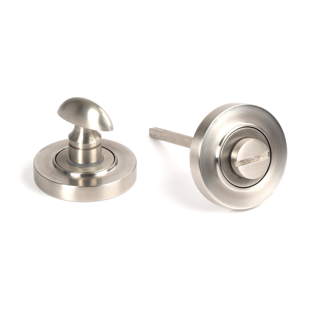 Satin Marine SS (316) Round Thumbturn Set (Plain) - 49856