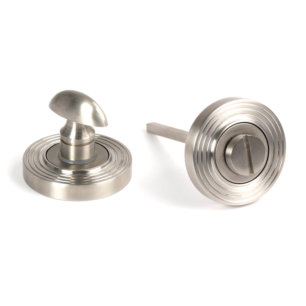 Satin Marine SS (316) Round Thumbturn Set (Beehive) - 49858