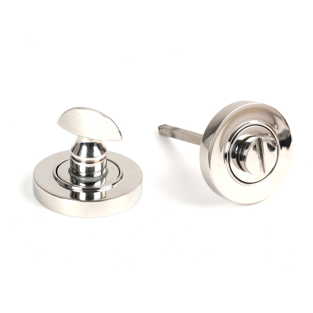 Polished Marine SS (316) Round Thumbturn Set (Plain) - 49860