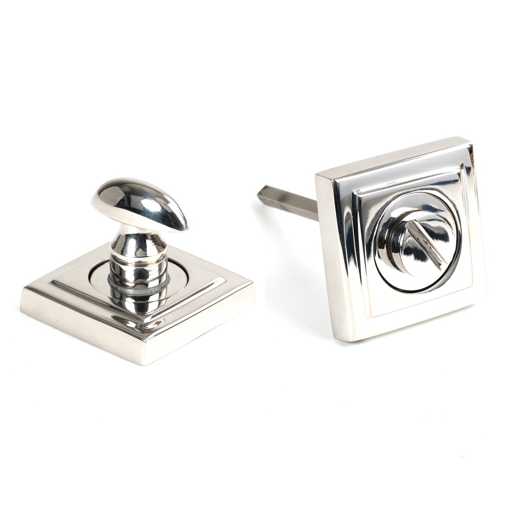 Polished Marine SS (316) Round Thumbturn Set (Square) - 49863