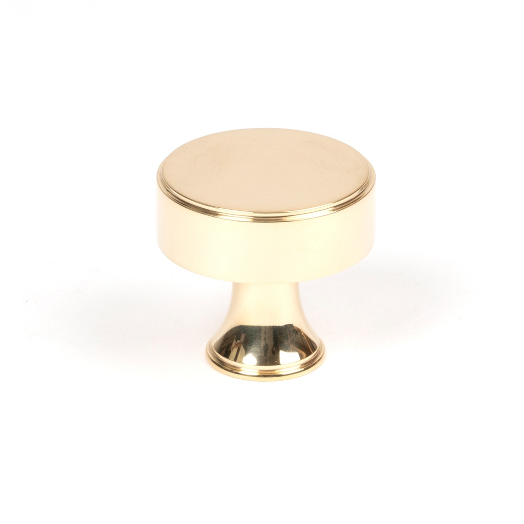 Polished Brass Scully Cabinet Knob - 32mm - 50485