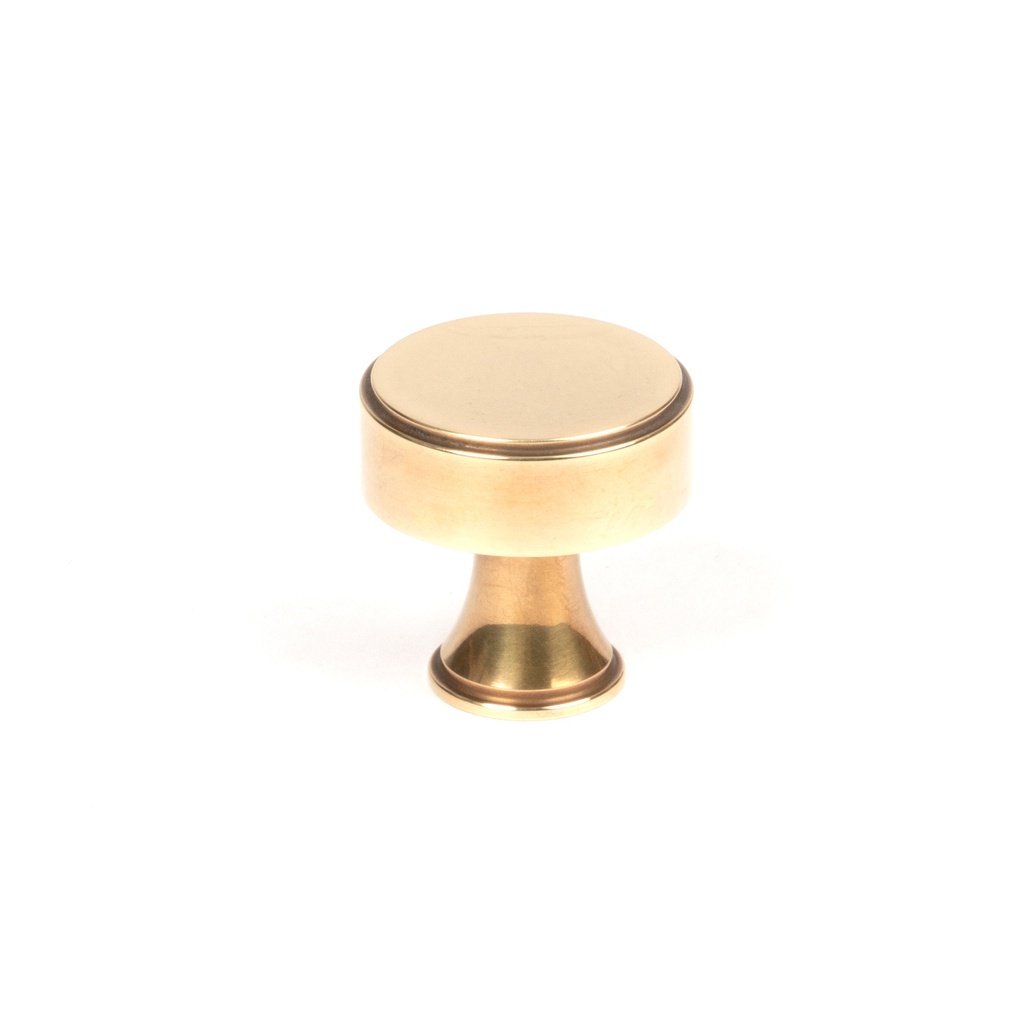 Aged Brass Scully Cabinet Knob - 25mm - 50498