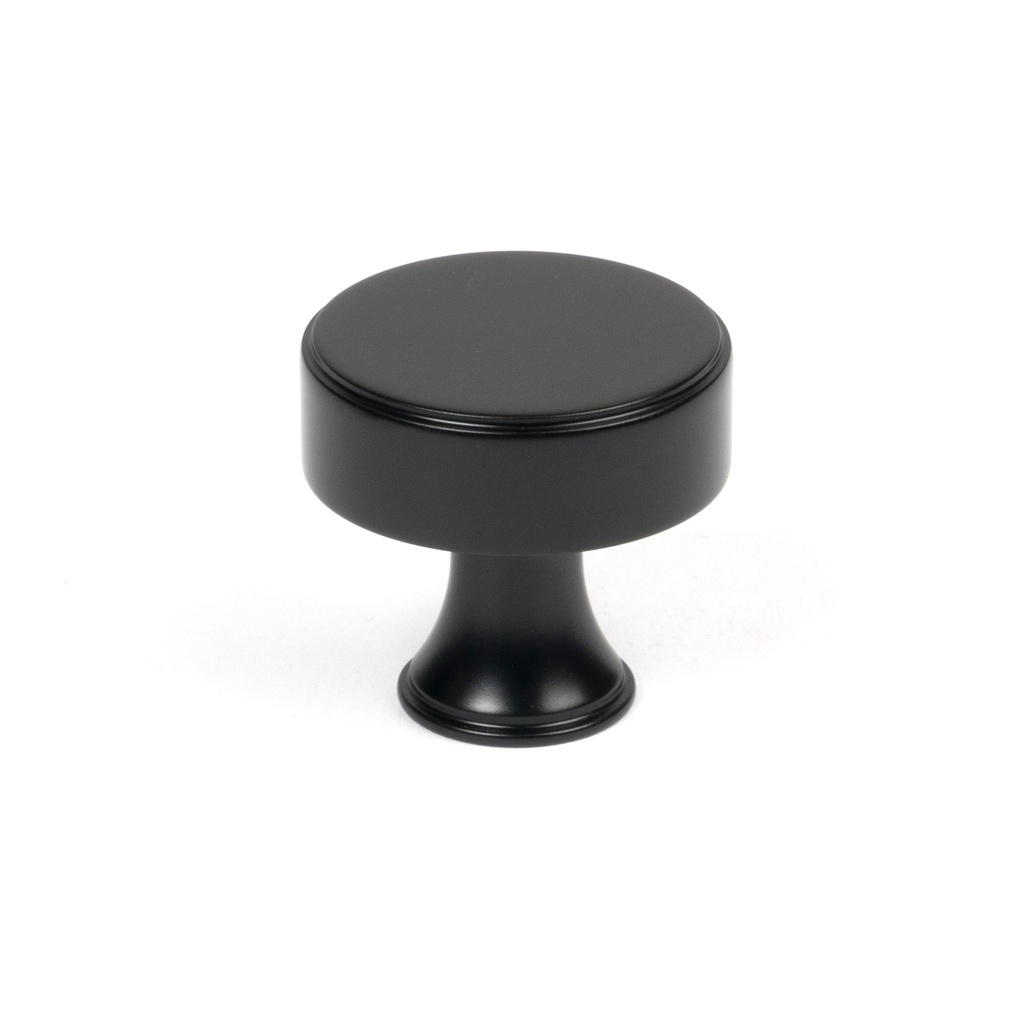 Matt Black Scully Cabinet Knob - 32mm - 50555