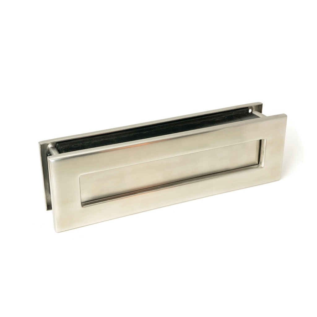 Satin Marine SS (316) Traditional Letterbox - 49598