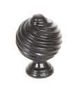 Black Twist Cabinet Knob - 33376