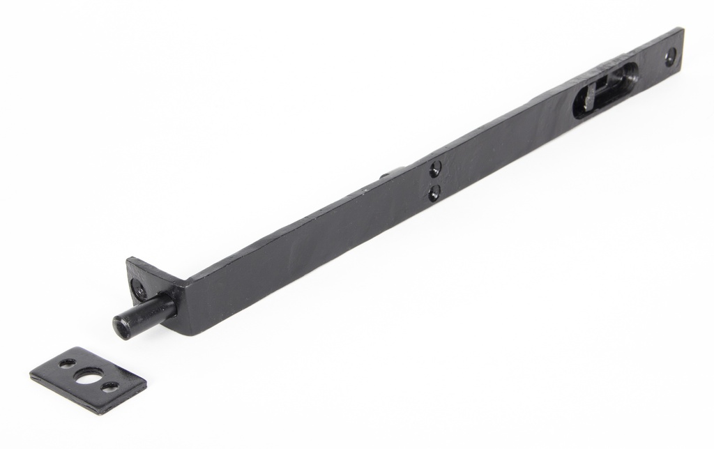 Black 12" Flush/Slide Door Bolt - 33392