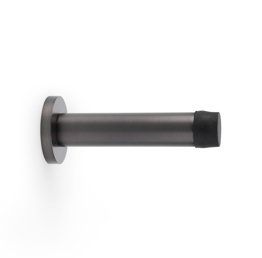 Alexander & Wilks Cylinder Projection Door Stop On Rose - Dark Bronze