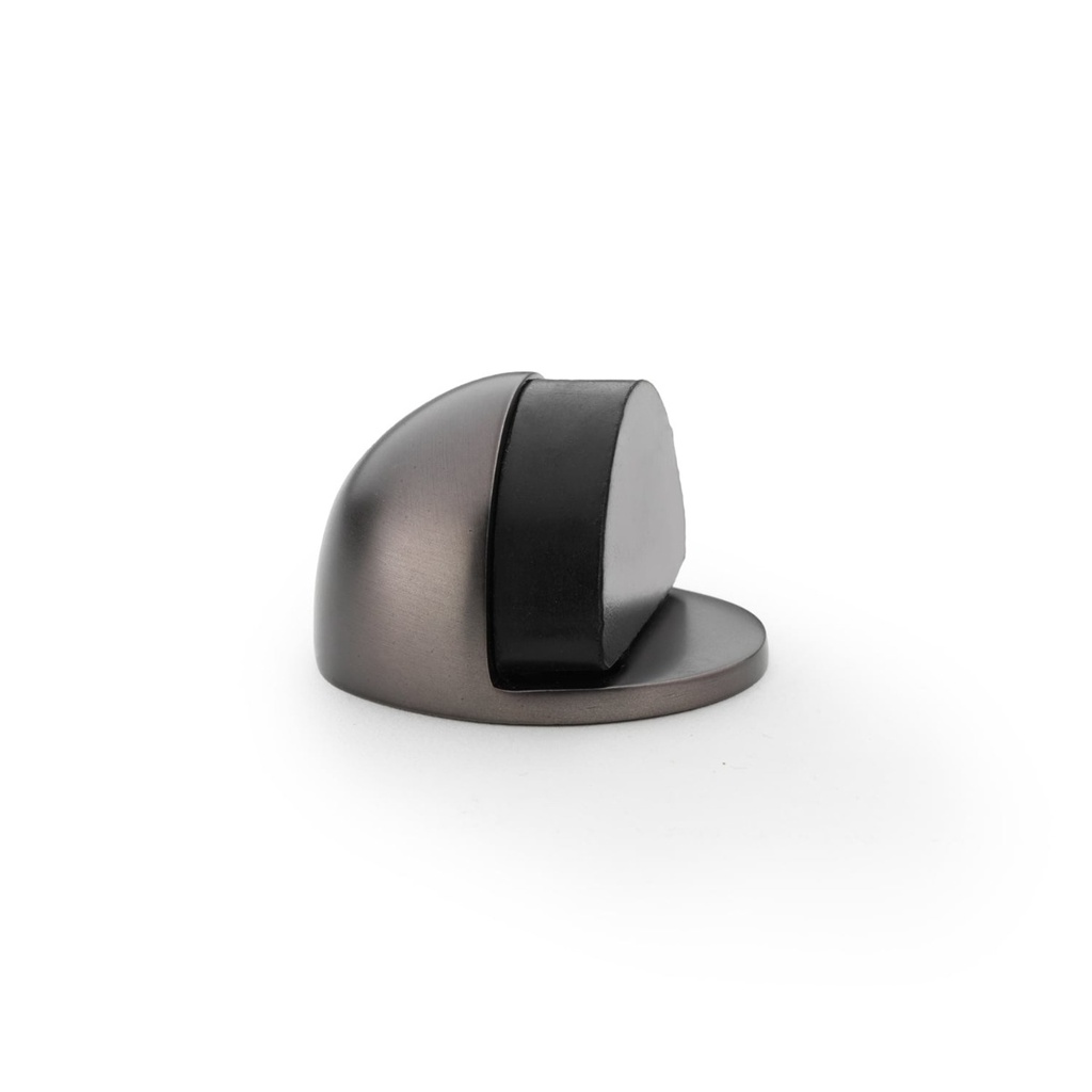 Alexander & Wilks Shield Floor Mounted Door Stop - Dark Bronze