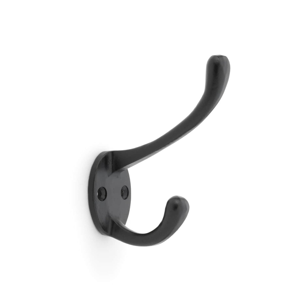 Alexander & Wilks Victorian Hat And Coat Hook - Powder Coat Black