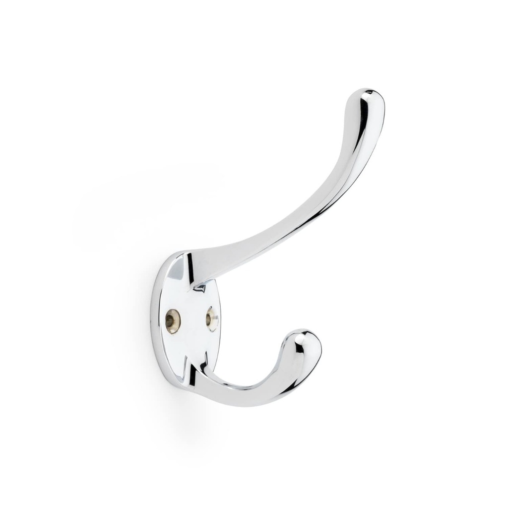 Alexander & Wilks Victorian Hat And Coat Hook - Polished Chrome
