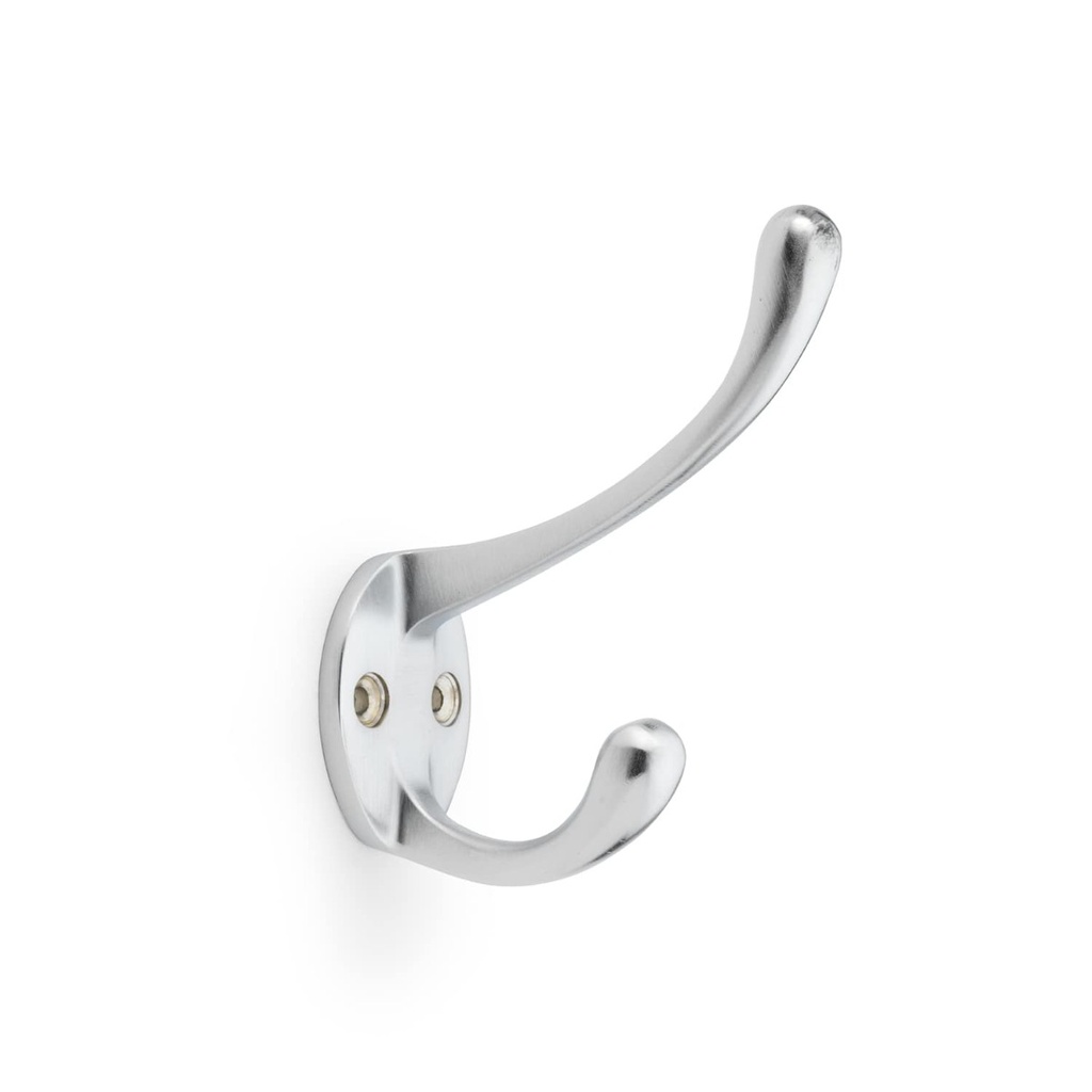 Alexander & Wilks Victorian Hat And Coat Hook - Satin Chrome
