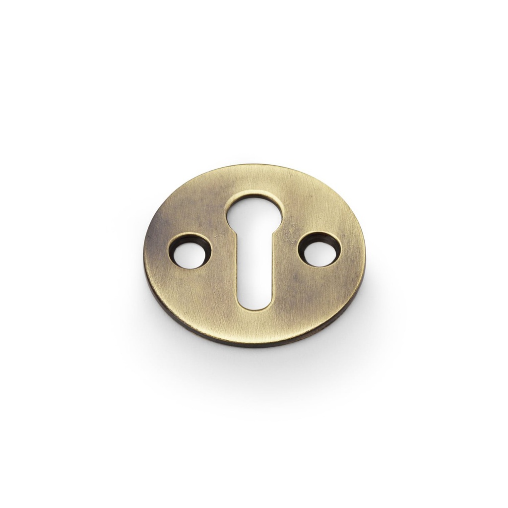 Alexander & Wilks Victorian Standard Profile Escutcheon - Antique Bronze