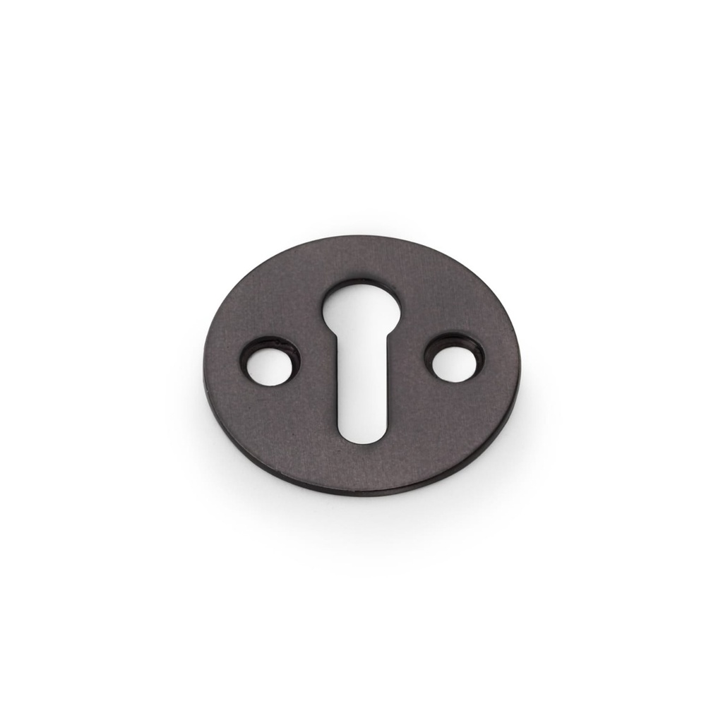 Alexander & Wilks Victorian Standard Profile Escutcheon - Dark Bronze