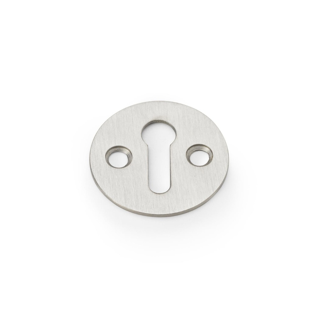 Alexander & Wilks Victorian Standard Profile Escutcheon - Satin Nickel