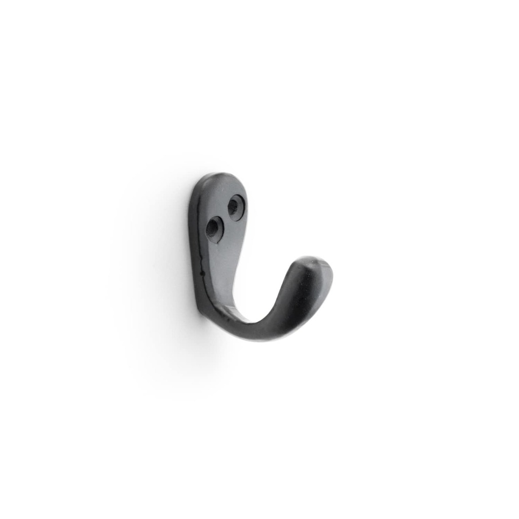 Alexander & Wilks Victorian Single Robe Hook - Black