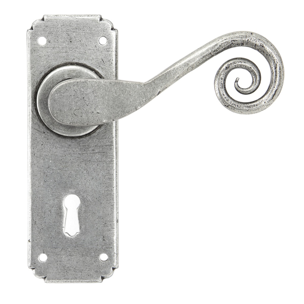 Pewter Monkeytail Lever Lock Set - 33615