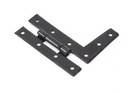 Black 3¼" HL Hinge (pair) - 33755