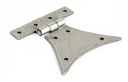 Pewter 3¼&quot; Half Butterfly Hinge (pair) - 33783