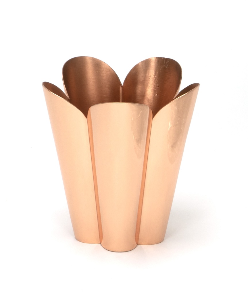 Smooth Copper Flora Pot - Small - 47120