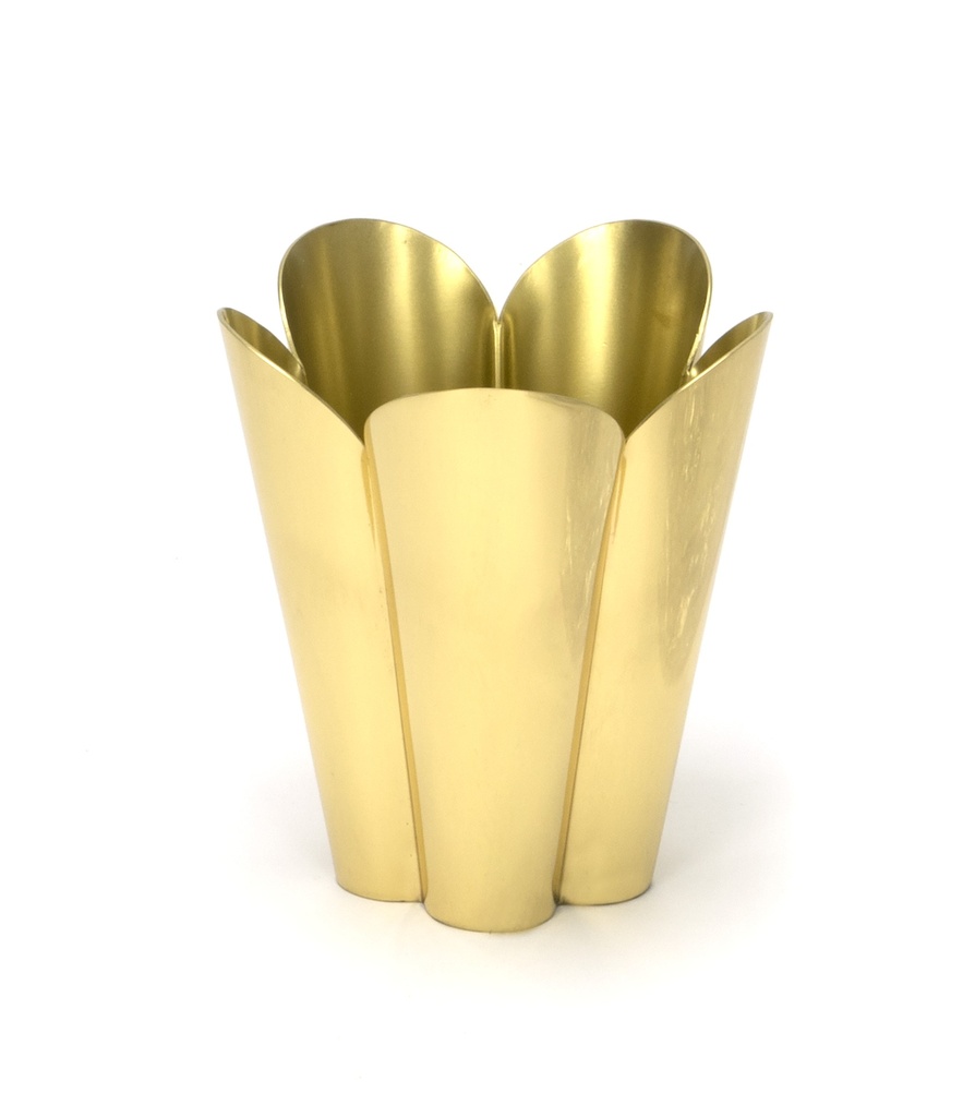 Smooth Brass Flora Pot - Small - 47122