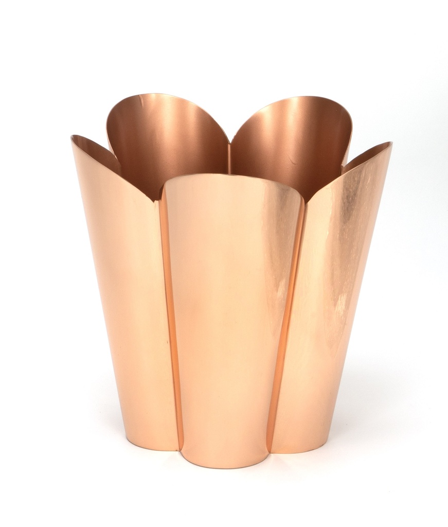 Smooth Copper Flora Pot - Large - 47123