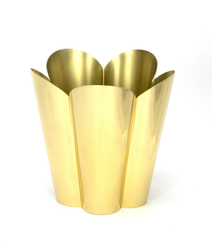 Smooth Brass Flora Pot - Large - 47125