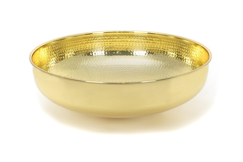 Hammered Brass Round Sink - 47199