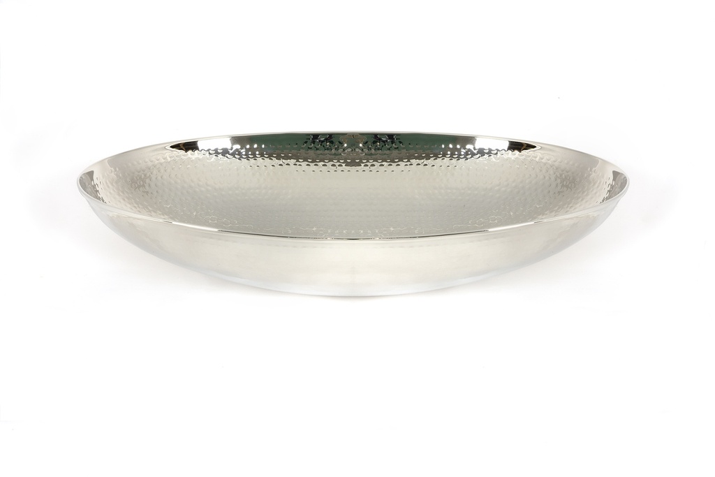 Hammered Nickel Oval Sink - 47204