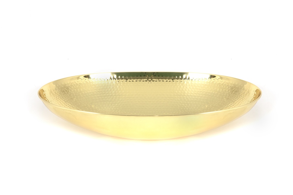 Hammered Brass Oval Sink - 47205